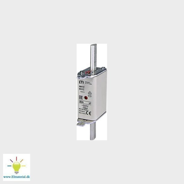 Sikring Nh1 80A Gg 500V
