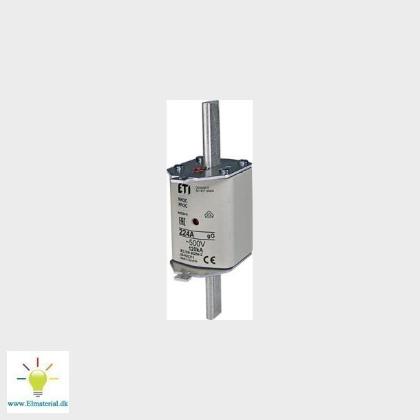 Sikring Nh2 224A Gg 500V