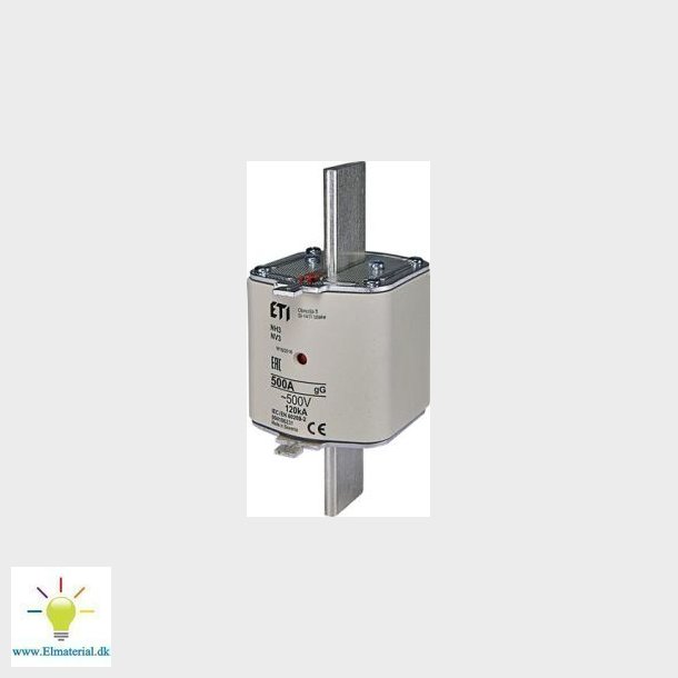 Sikring Nh3 500A Gg 500V