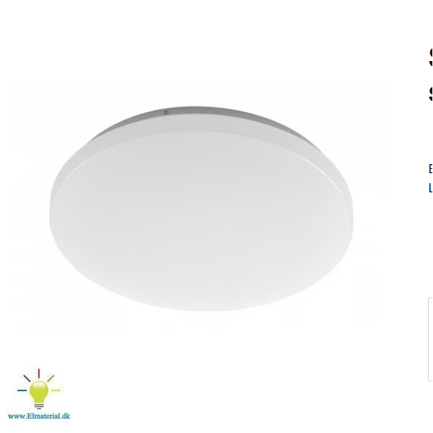 Saturn LED Plafond �315 1600lm 24W 4000K IP44 med sensor