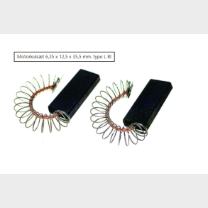 Motorkuls�t 6,35 x 12,5 x 35,5 mm. type L Bl