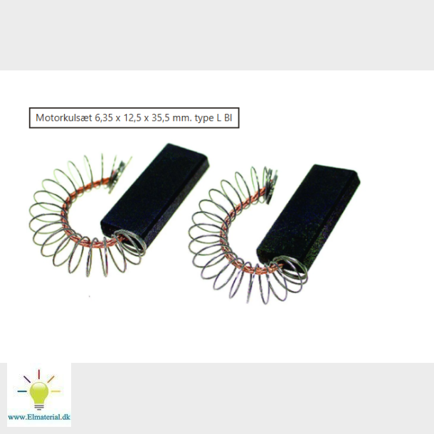 Motorkuls�t 6,35 x 12,5 x 35,5 mm. type L Bl