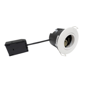 Uni Install G2, GU10, rund, mat hvid, inden- og udendrs brug