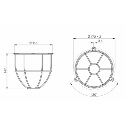 Beskyttelsesgitter Bsk Hvid