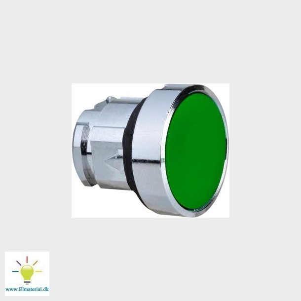 Trykknap M/Kappe Grn   Zb4Bp38