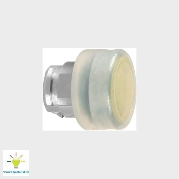 Trykknap M/Kappe Gul     Zb4Bp5