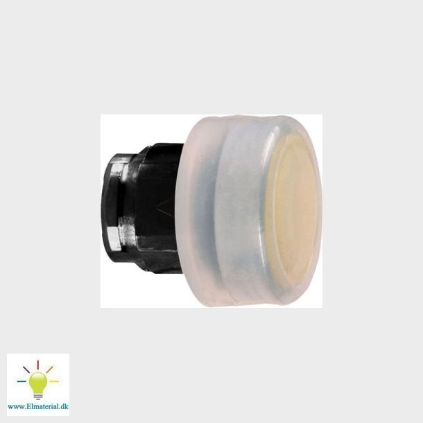 Trykknap M/Kappe Gul  Zb4Bp587