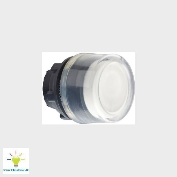 Trykknap M/Sil.Kappe Hv. Zb5Ap1