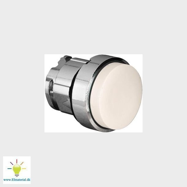 Trykknap Ophjet Hvid    Zb4Bl1