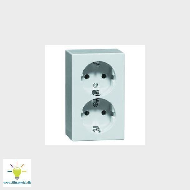 Udvendig Dobbelt Schuko Stikk Hv Export