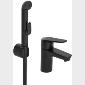 Vega Tvättställsblandare Mattsvart Med Dusch