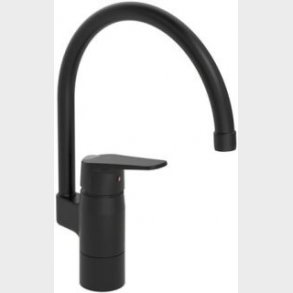 Vega Köksblandare Hög pip Matt Svart