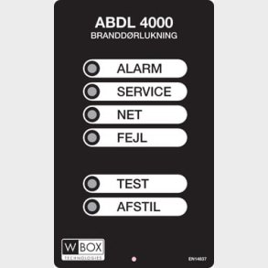 Branddrlukning central ny ABDL4000