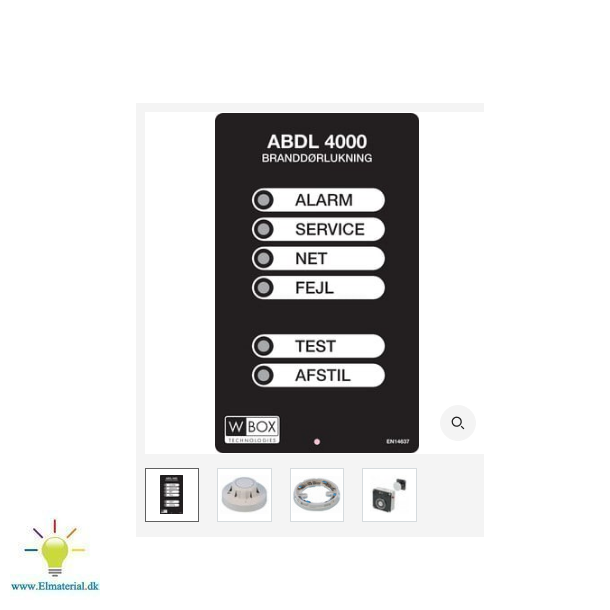 ABDL pakke med 2 stk S-65 detektor/sokler samt vgmangnet 50 kg