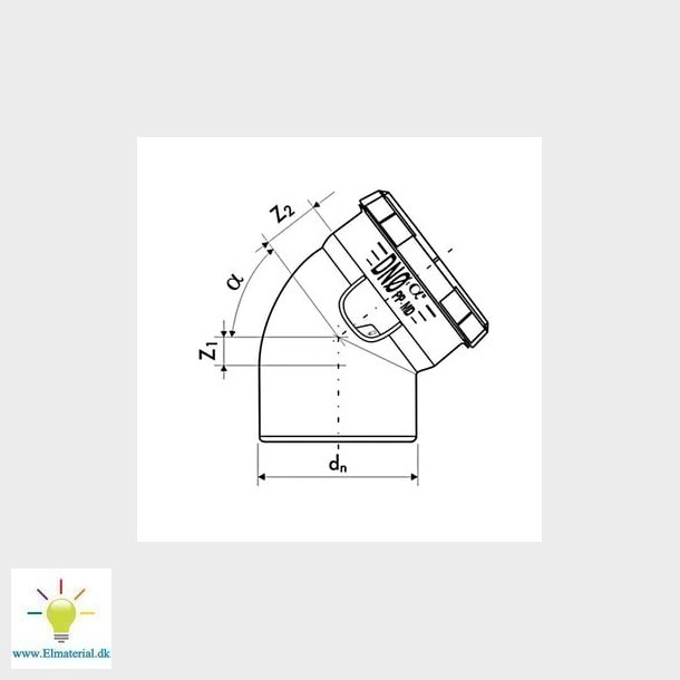 Dblue 110 mm X 45 Bjning