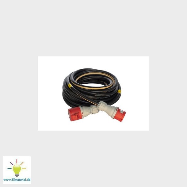 Alukaflex 5G6 32A kabelst sort lngde 25m IP44