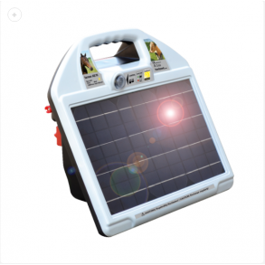 Elektriskt staket med solcell och inbyggt batteri AS70