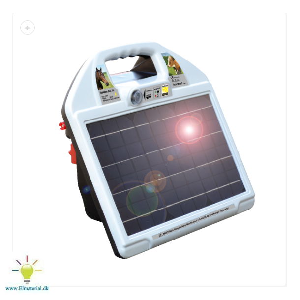 Elhegn Med Solcelle Og Indbygget Batterie As70
