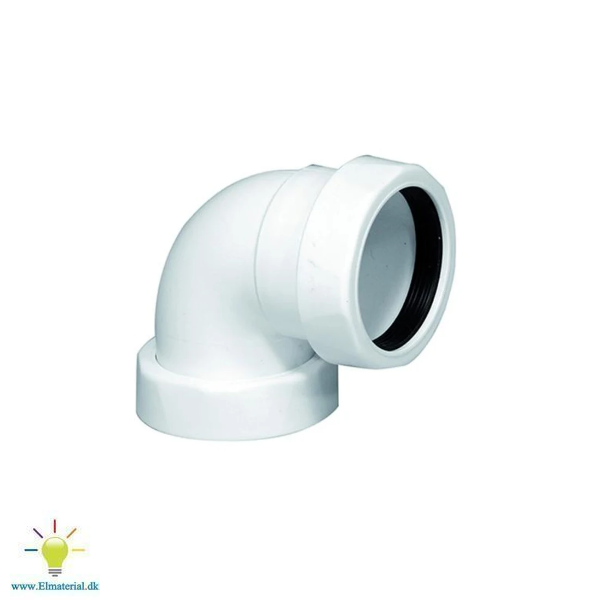 HVID AFLBSVINKEL 1 1/2" X 40MM