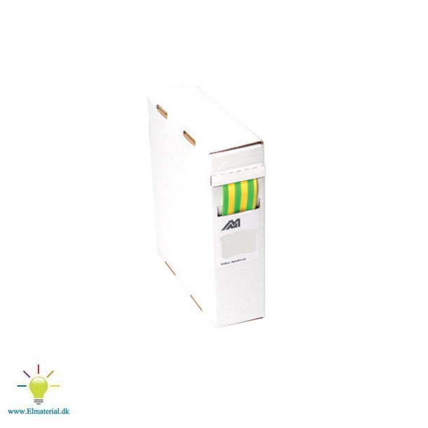 Krympeslange Ul 4,8/1,5 Gul/Grn Boks 7M