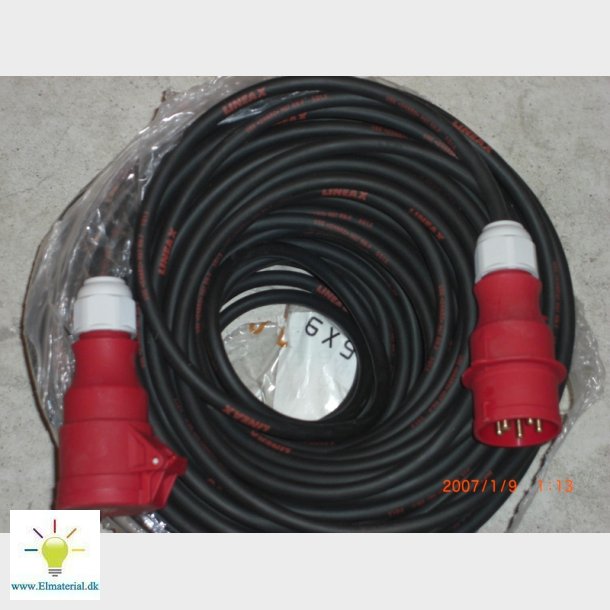 Cee Forlngerledning 5P Rd Cee/400V/16A