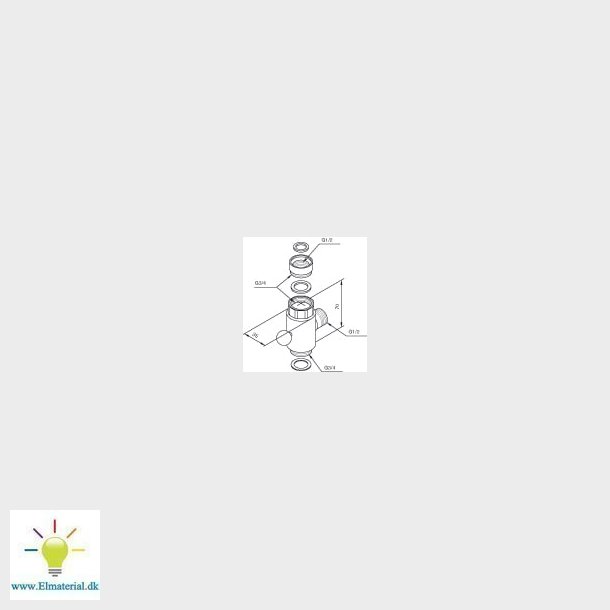 Dma-konvertering. T / Swivel.1 / 2 "X1 /