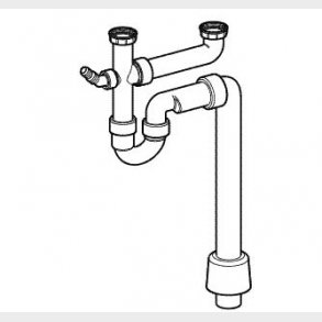 50 Mm Geberit Kk-Vandls Dobb.