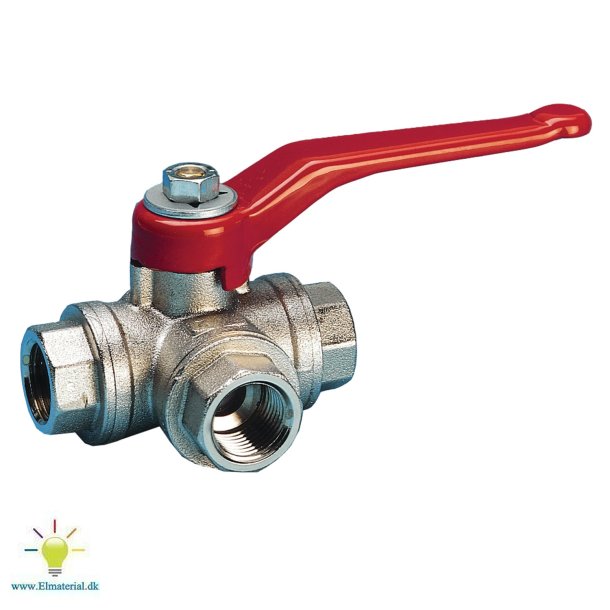 3/8" Kuglehane 3-Vejs L-Boret