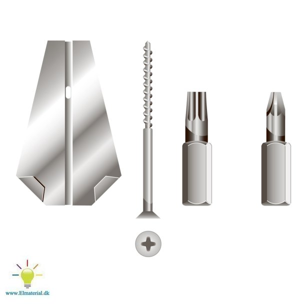 Beslag T/60X60 Skifer 125 Stk