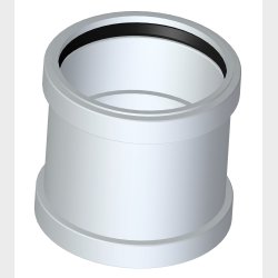 Polo-Kal 3S Dobbeltmuffe Dn75