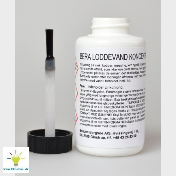 Loddevand, 100 Ml Penselflaske