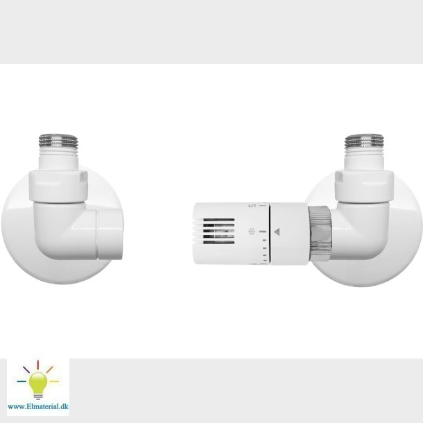 Corner Rumtermostat, Hvid