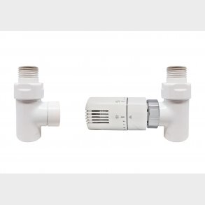 Cylinderrumsventilsats, vit