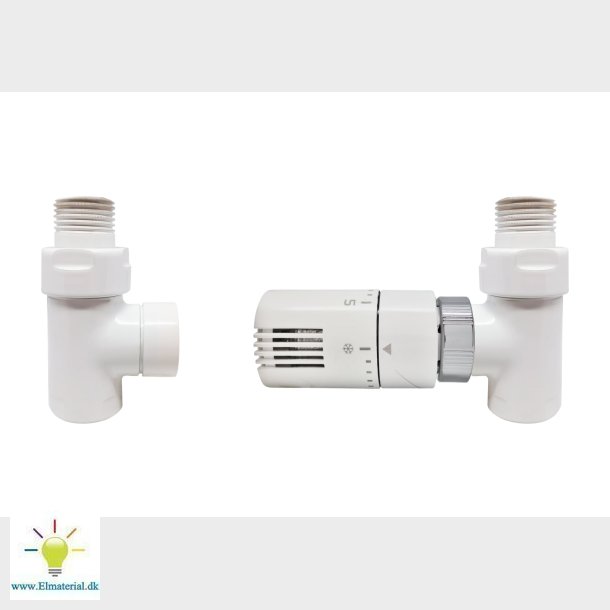 Cylinder Rum Ventilst, Hvid