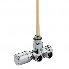 En ventilsatsvinkel, krom