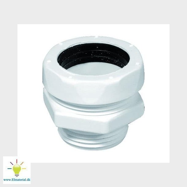 Overg.Kobling 32Mmx1 Hvid