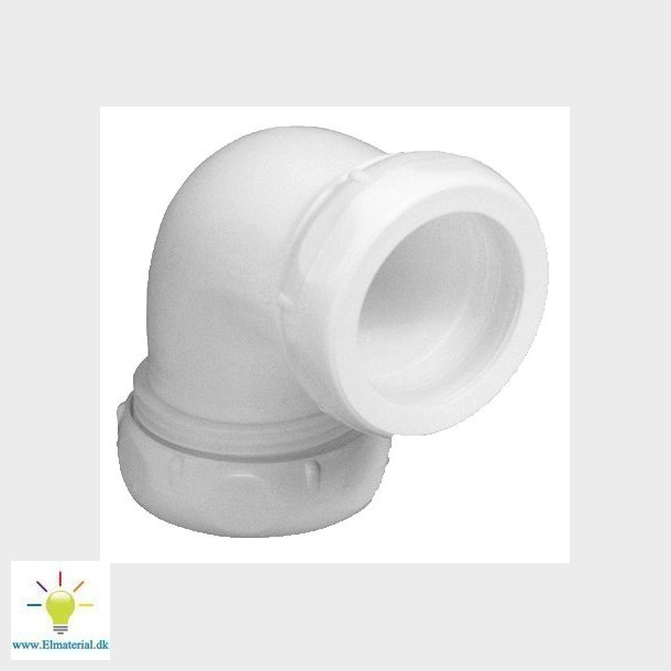 Afl.Vinkel 32/32Mm Pp Hvid