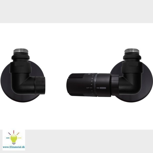 Corner Rumtermostat, Sort