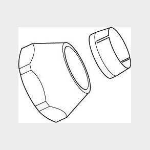 B�rma Oml. Duschr&ouml;r B Std 19Mm