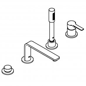 Linj&auml;r Nytt Etgreb Badkar 4-H