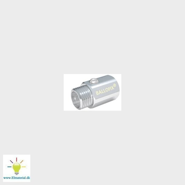 1/2" Kuglehane Krom Mf.Np.