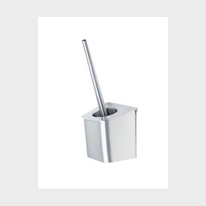 Millinox toalettborste med hllare