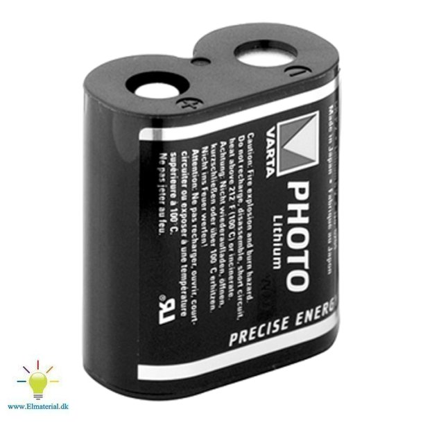 Batteri 6V Litium Typ Cr-P2
