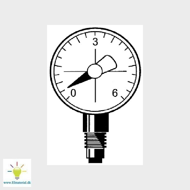 Manometer,10Ato 1/4"X60