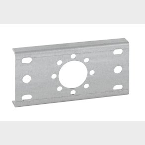 Mepla enkel monteringsplatta kort