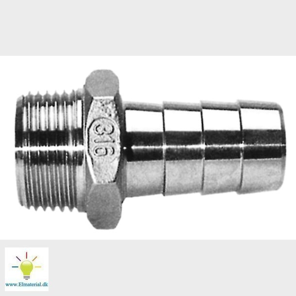 1/4"X6,5 Slangenippel