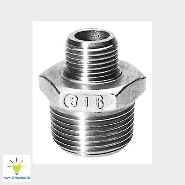 21/2X2" Form. Brystnippel