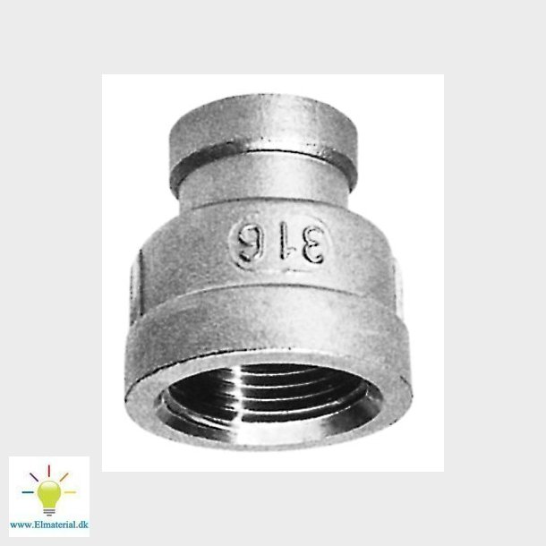 3X21/2" Formindskende Muffe