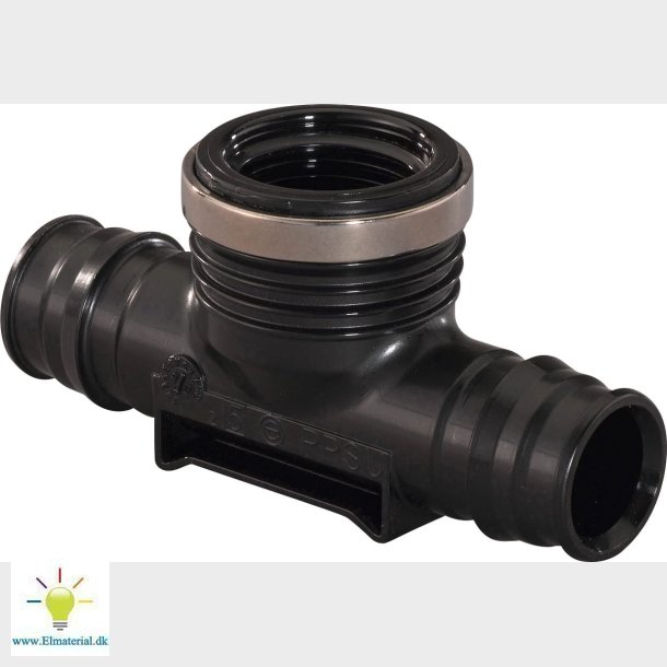 Q&E Tee M./Muf 25-Rp1/2"Ft-25