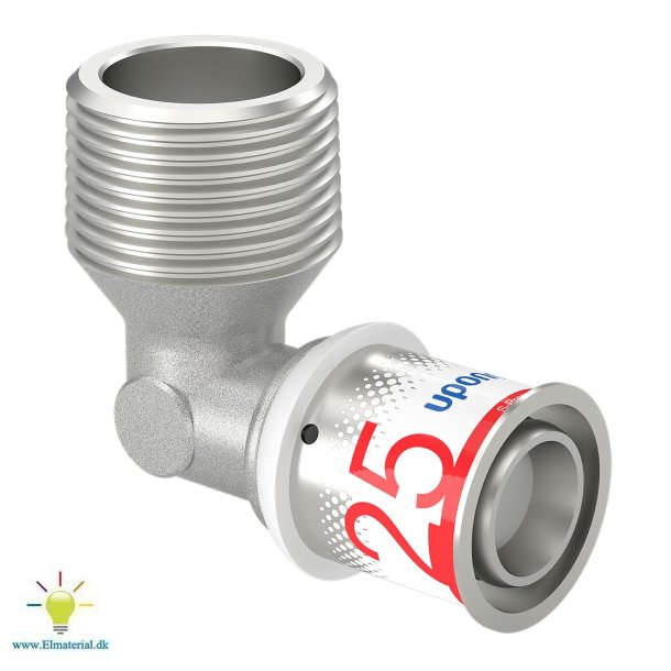 25X1" Presvinkel 90&deg; M/Nippel